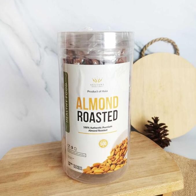 

Sale Kacang Almond Panggang Kupas - Roasted Almond Premium Sultani Food Snacks Cemilan Makanan Toples