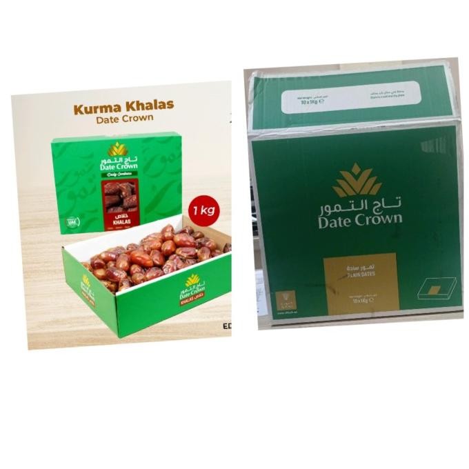 

Murah Kurma Date Crown Khalas 10X1Kg (Tb) Termurah