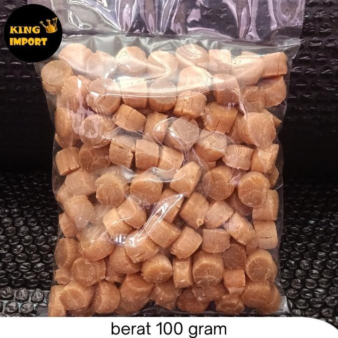 

Sale Scallop Kering Jepang Asli Hokkaido 100Gram Dry Scallop