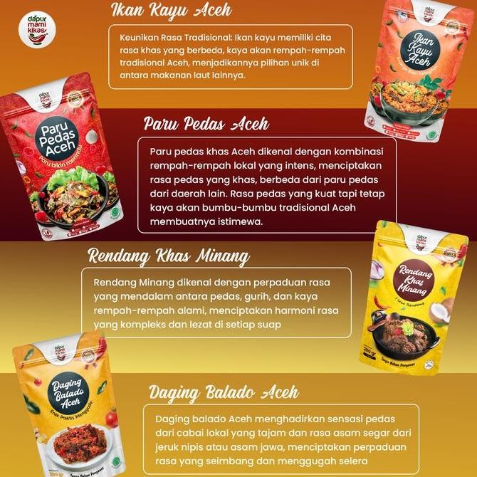 

Grosir Dapurmamikikas - Paru Pedas Bumbu Aceh - Makanan Instan Khas Aceh - Paru Spicy Dan Extra Hot 175G