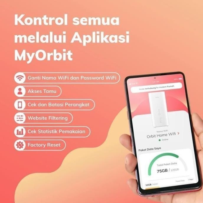 Murah Orbit Star Lite Telkomsel Modem WiFi 4G HKM 0126 / HKM0126 Non COD