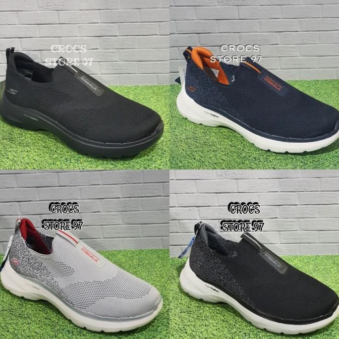 SEPATU PRIA / SEPATU SKECHERS GOWALK 6 HYPER PRIA SLIPON
