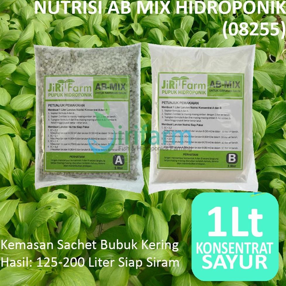 Jirifarm (08255) AB Mix 1L (Bungkusan) Pupuk/Nutrisi Hidroponik Sayuran Daun KUALITAS TERBAIK