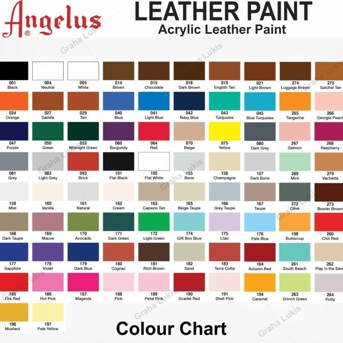 

TERBARU - Angelus Acrylic Leather Paints 1 oz