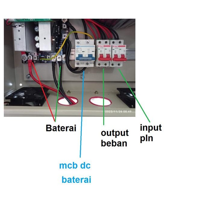 Terjangkau Offgrid Hybrid Mode Ups Inverter 1000W Trafo Toroid Garansi
