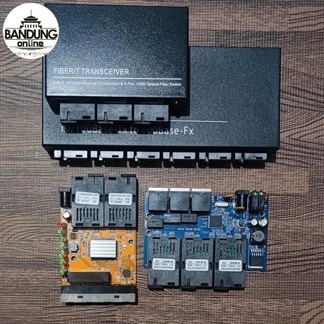 HARGA DISC - Fiber Switch Media Converter 2FO 3FO 4FO 6FO RJ45