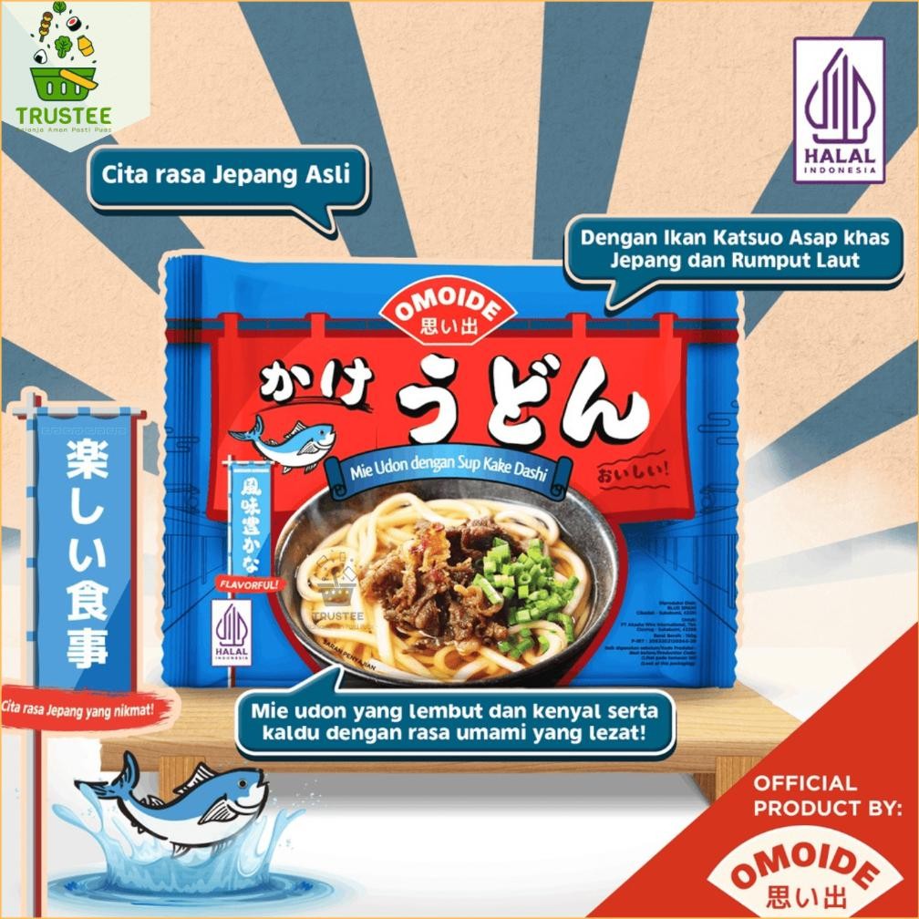 

Df-7 Omoide Kake Udon Mie Udon Instan Sup Kake Dashi Kaldu Ikan Halal 215Gr