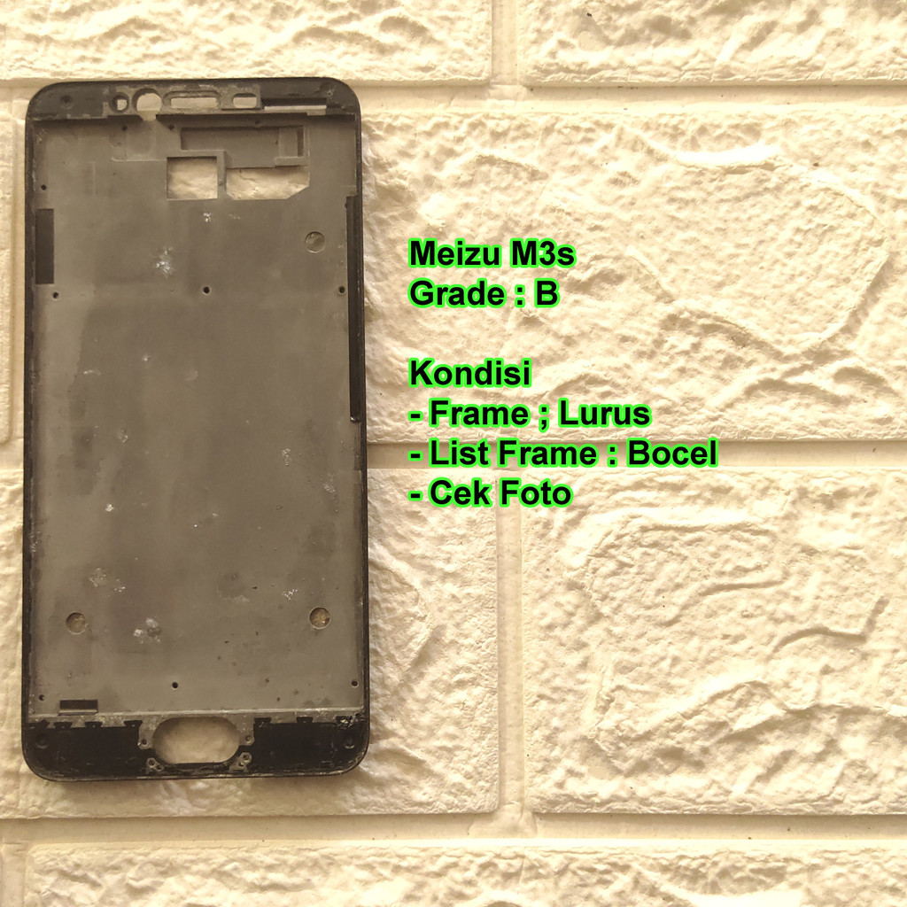 Meizu M3s Frame Tulang Tengah / Tatakan Lcd Copotan