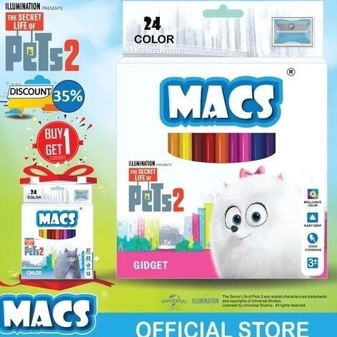 

Terbaru Pensil Warna segitiga Secret Life of Pets 24 colors BUY 1 GET 1 FREE