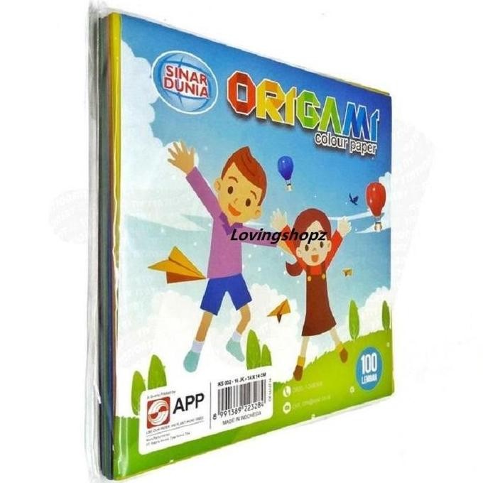 

Kertas Origami Besar Sinar Dunia 16Cm X 16Cm [100 Lembar] - Paper, Sekolah Kerajinan Toys Terlaris
