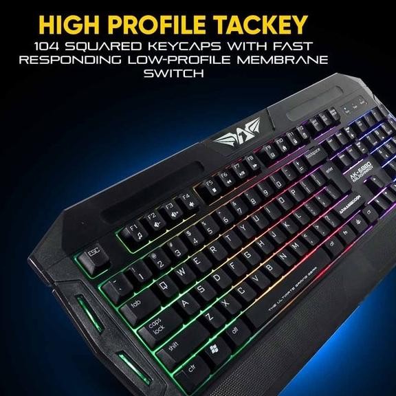 Original Armaggeddon Keyboard Mouse Gaming Combo Ak6880 Kalashnikov