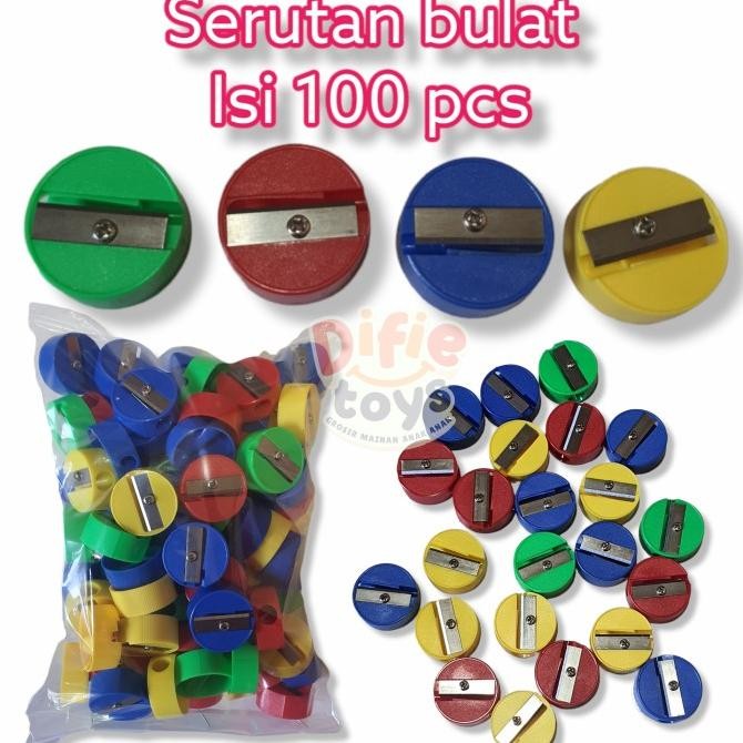 

Terbaru rautan pensil isi 100 pcs serutan pensil grosir