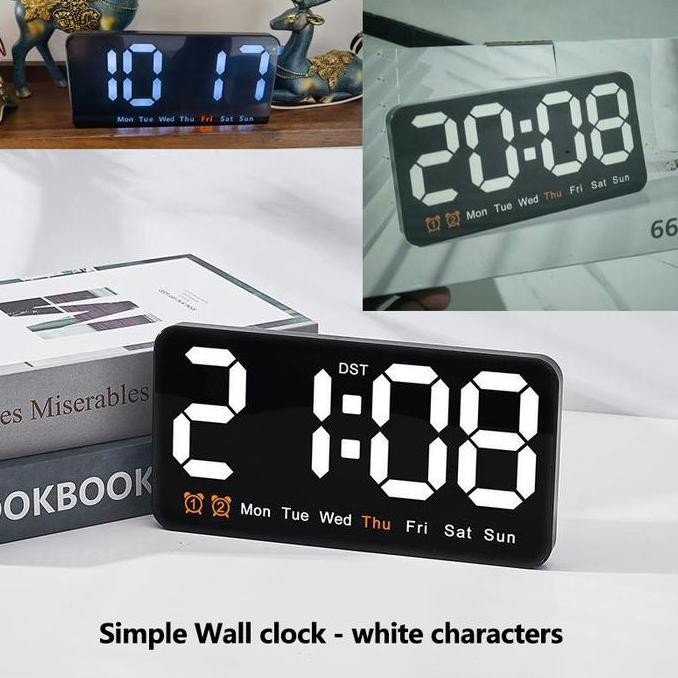 

Jam Meja Dinding Digital LED Clock Karakter HFS