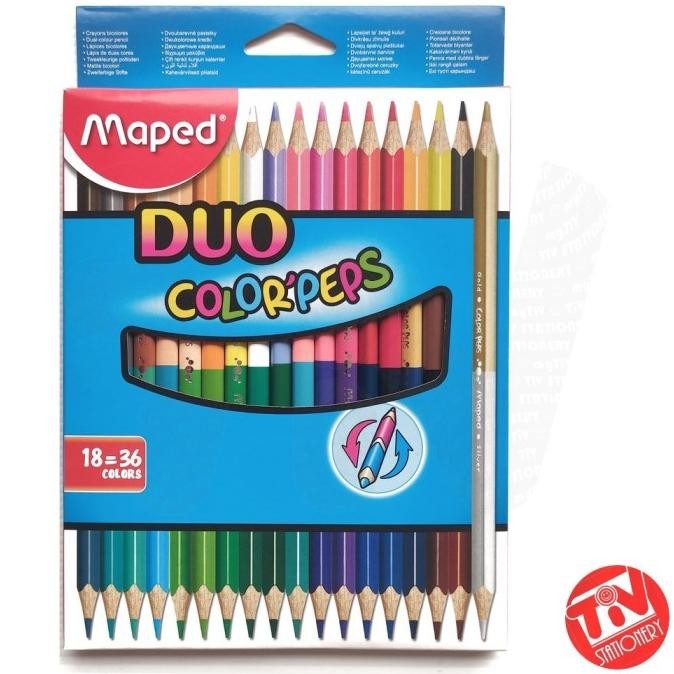 

Terbaru Pensil Warna Maped Color'Peps Duo 18 (36 Warna)