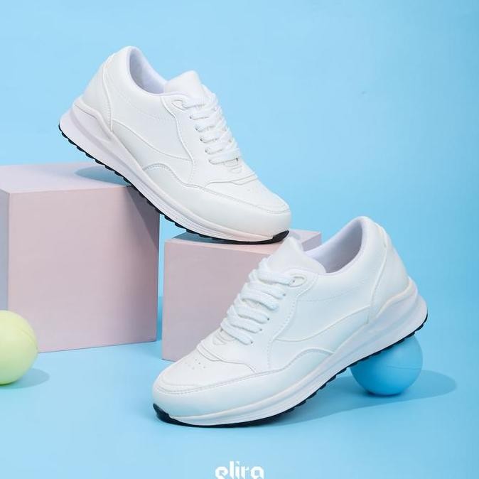 Sale Elira Freya White - Sepatu Sneakers Casual Wanita