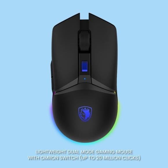 Sades Akimbo RGB Wireless Dual Mode - Mouse Gaming