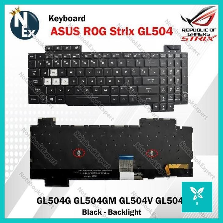 | AHN | Keyboard ASUS ROG Strix GL504 GL504G GL504GM GL504V GL504GS GL504GV