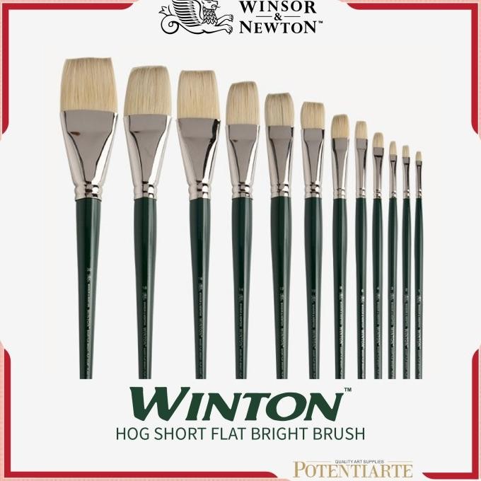 

BEBAS ONGKIR - Kuas Lukis Winsor & Newton Winton Hog Short Flat Bright Brush