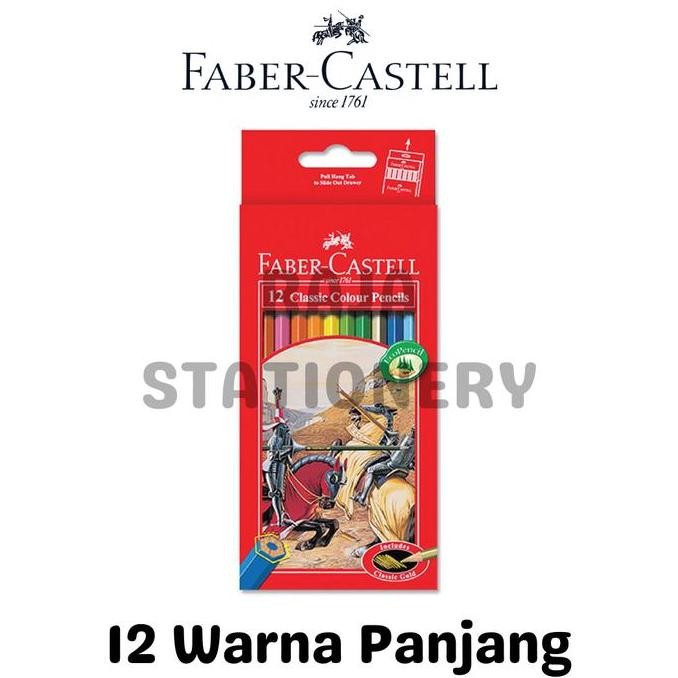 

Terbaru Faber Castell 12 Classic Colour Pencil 12 Colours / Pensil Warna Faber Castell 12 Warna Klasik