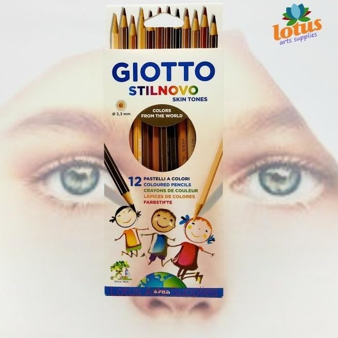 

Terbaru Giotto Stilnovo Skin Tones Pencil / Pensil Warna set 12