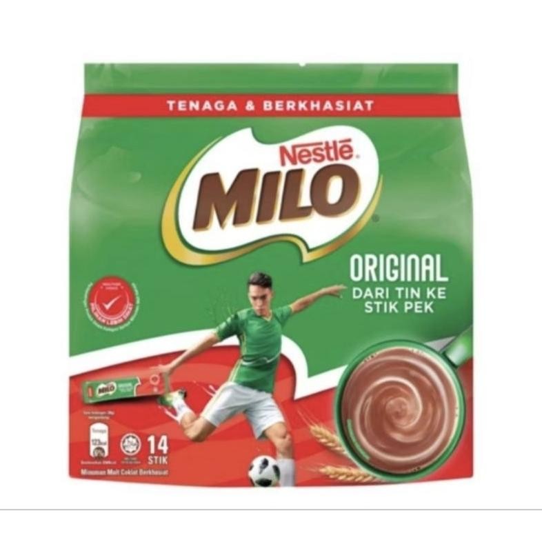 

SUSU NESTLE MILO ACTIVE GO 2IN1 KOSONG ISI 14 STIK MALAYSIA