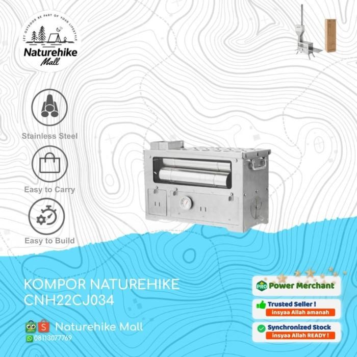 Kompor Kayu / Heater / Pemanas / Tungku Camping Naturhike Cnh22Cj034 Original Dan Terpercaya
