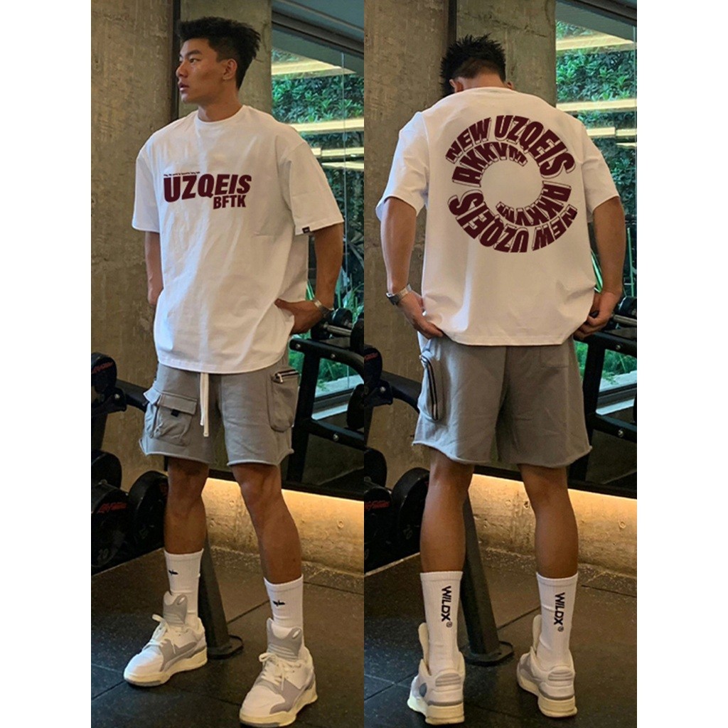 T-shirt Baju Kaos Pria Hitam Kece Distro Terbaru 2024 kekinian Korean Style Oversize C224