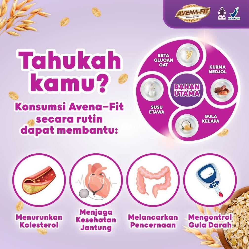 

AVENA FIT SUSU OAT TERBAIK JAGA KESEHATAN JANTUNG DAN BASMI KOLESTROL JAHAT