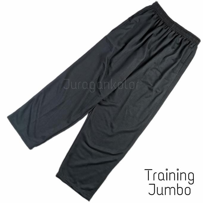 Celana Panjang Training Pria Jumbo Polos Baby Terry
