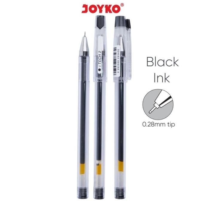 

Tersedia Joyko Gel Pen Pena Pulpen Gp-266 Itech I Tech 2 Gel 0.28 Mm Lusinan