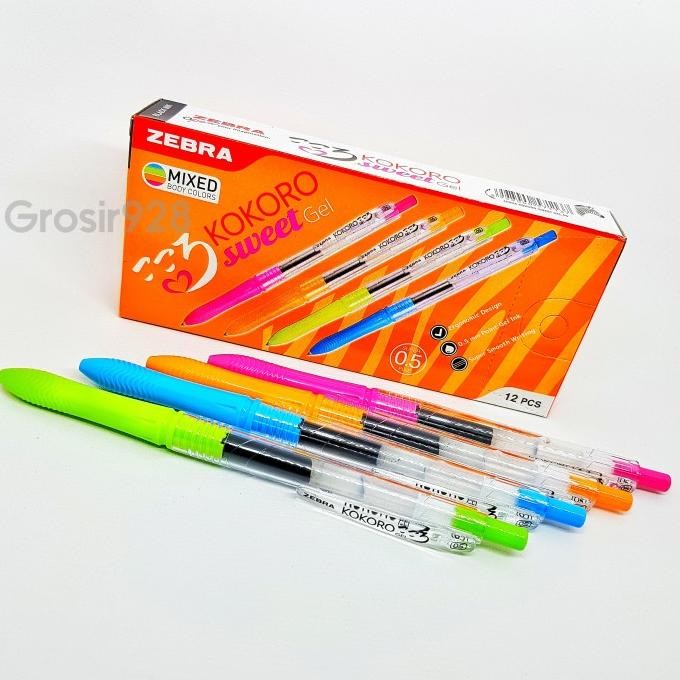 

Tersedia (Per 12) Pulpen Gel / Pen Gel Zebra Kokoro Sweet Gel