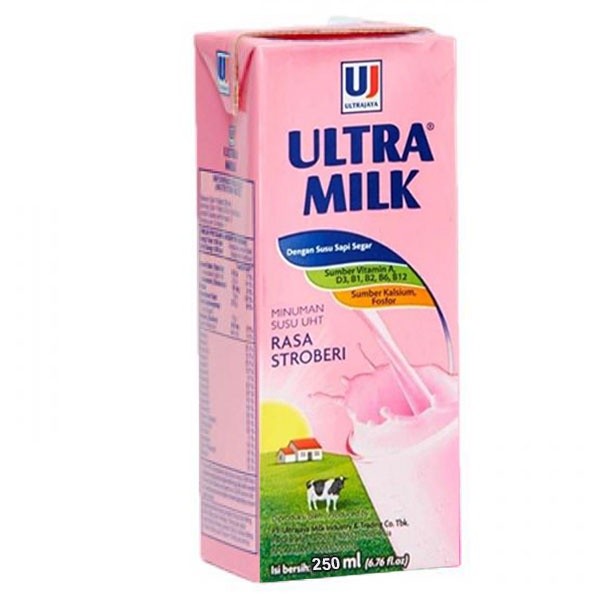 

Ultra UHT Milk Strawberry 250 Ml