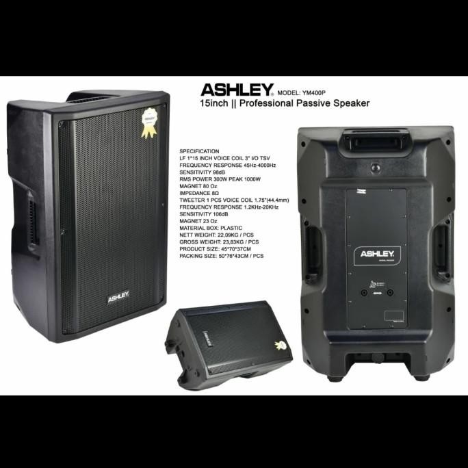 Terlaris Speaker Ashley Ym400P Ym 400P Ym 400 P Passive Original