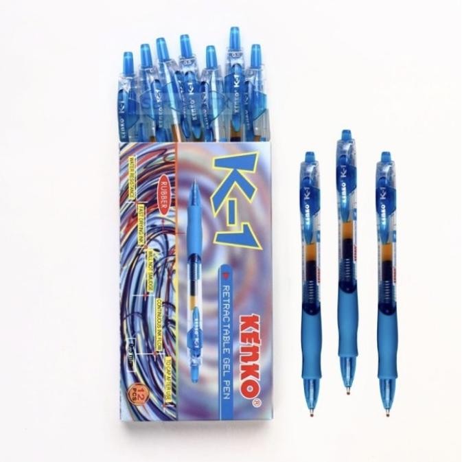 

Tersedia Pulpen Gel Tinta Kenko K1 Balpoin 0.5 Pen Satu Lusin