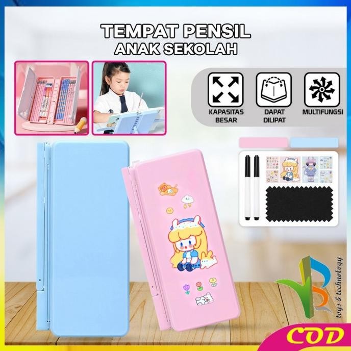 

[COD] RB A73 Tempat Pensil 2IN1 Multifungsi dengan Tatakan Buku dan Papan