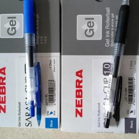 

Tersedia (Pack) Pulpen / Ballpoint Gel 0,5 | 0,7 - Zebra Sarasa Clip