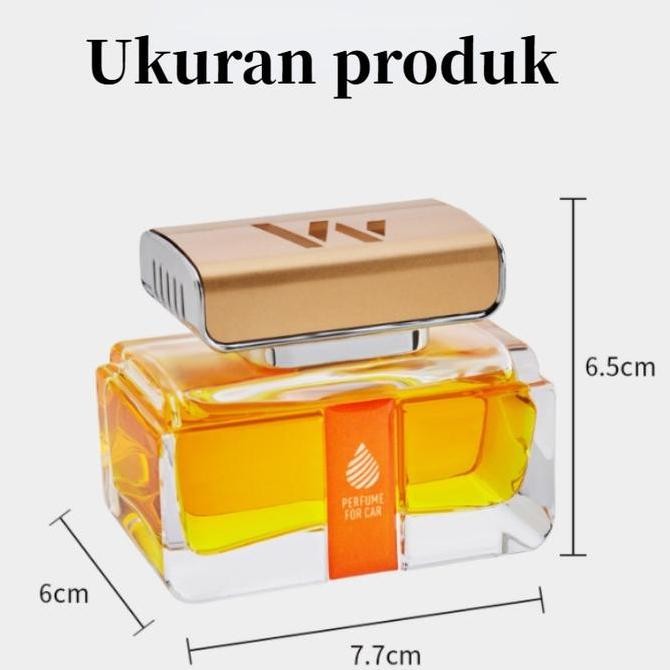 Parfum Mobil Mewah Dashboard Hiasan Mobil 80ml Tempat Parfum Mobil Bahan Crystal Bisa Isi Ulang Cant