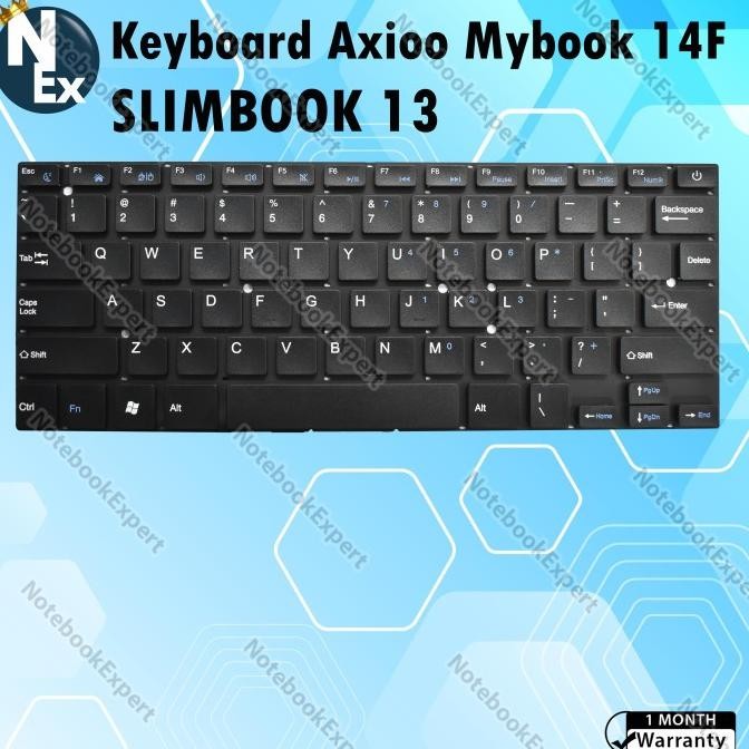 KEYBOARD AXIOO MYBOOK 14F SLIMBOOK 13 - Black