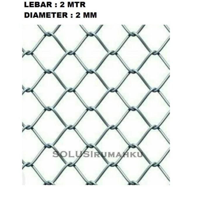 Diskon Kawat Harmonika Tinggi 2 mtr Ram Wajik Anyam Pagar Kandang Hewan