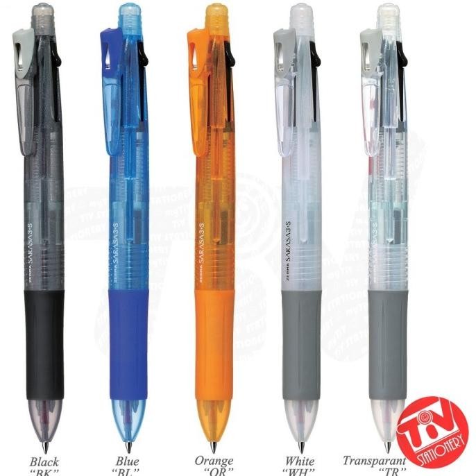 

Tersedia Pulpen Zebra Sarasa 3+S (Black, Blue, Red & Pensil Mekanik)