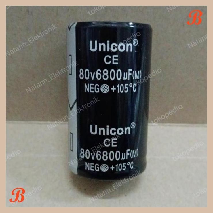 [MRD] 6220 KAPASITOR ELCO 6800UF 6800 UF 80V 80VOLT 80 VOLT UNICORN KOREA