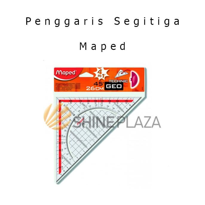 

siap kirim penggaris segitiga pegangan maped 26cm