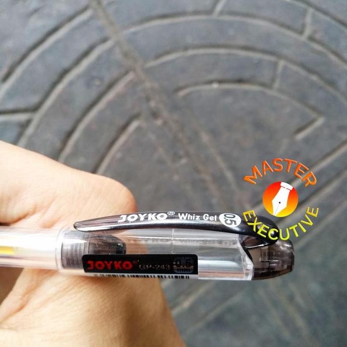 

Tersedia (1 Ls) Joyko Gp-243 Whiz Gel Pen Hitam 0.5 Mm / Pulpen Jel Pena Black