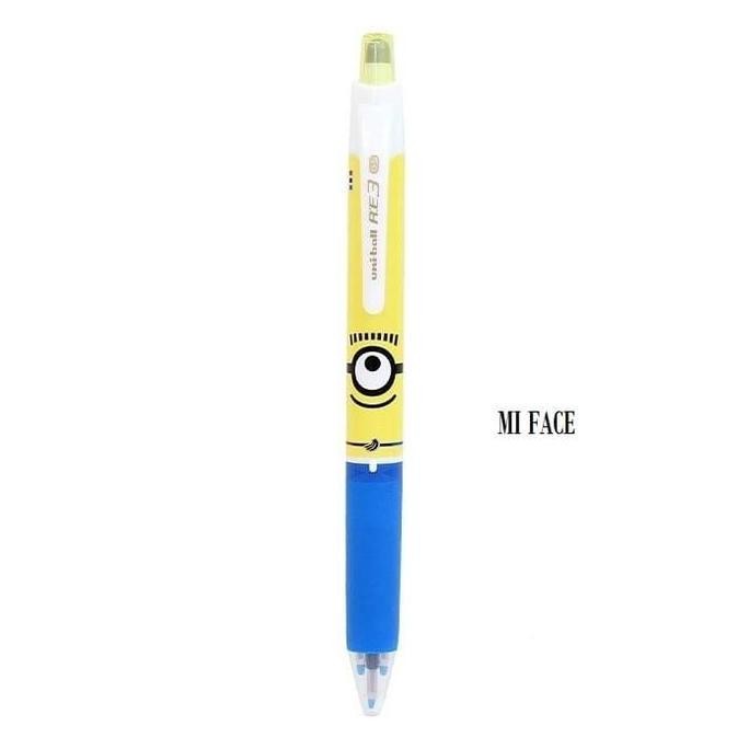 

Tersedia Uni Pulpen Hantu 3 Warna Series Minnion, Eraserable Pen 0.5Mm