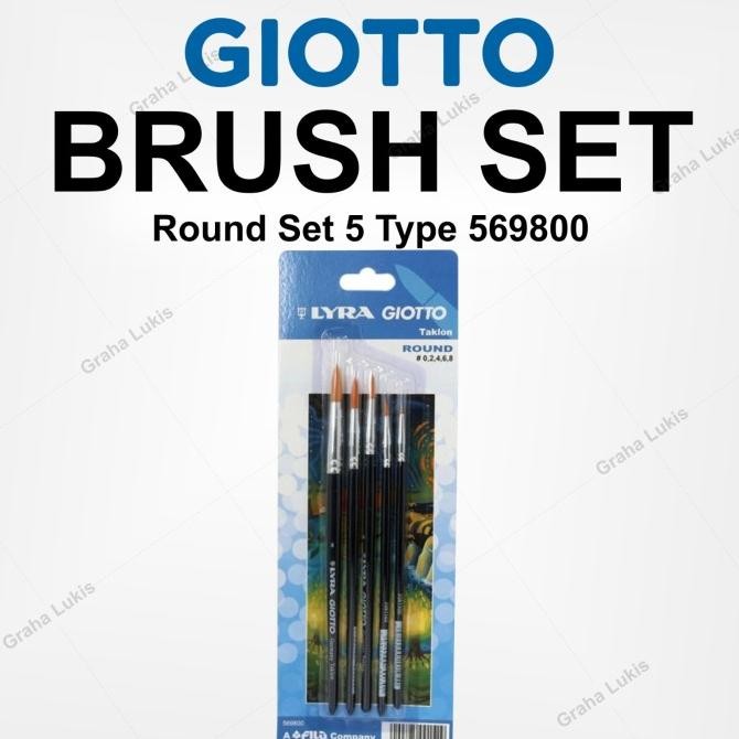 

BEBAS ONGKIR - Lyra Giotto Brush Round Set 5 569800