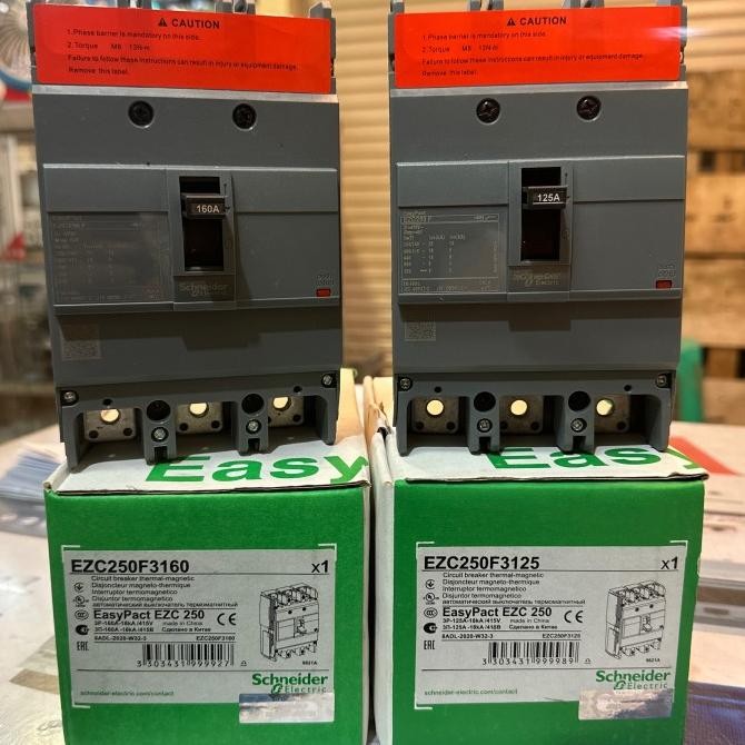 NEW NFB MCCB EZC 3P 125A 160A 200A 250A SCHNEIDER