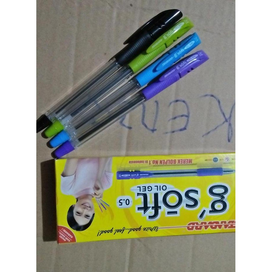 

Tersedia Pulpen Gel Standar G-Soft Free Post It 654