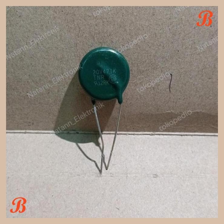 [MRD] 5671 KAPASITOR ANTI PETIR MOV VARISTOR TNR 20V471K 20V471 20D471K