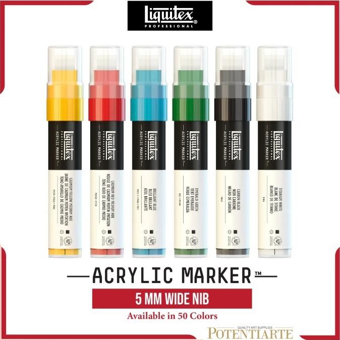 

TERMURAH - Cat Akrilik Liquitex Marker Wide Acrylic Color Paint - Part 02