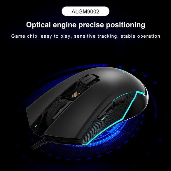 Mouse Gaming Altec ALGM-9002 - 4800DPI Wireless/Wired Mouse RGB Macro